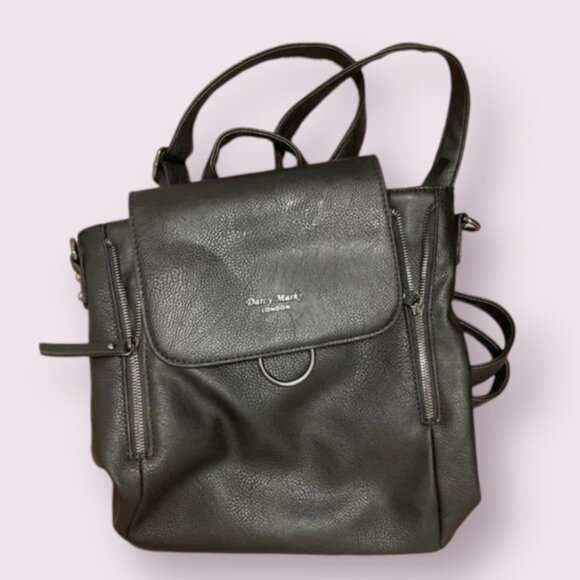 ⭐️ Vegan Leather Boho Hipster Hippie Art Chic Glam Minimalist Backpack Purse - Picture 1 of 8